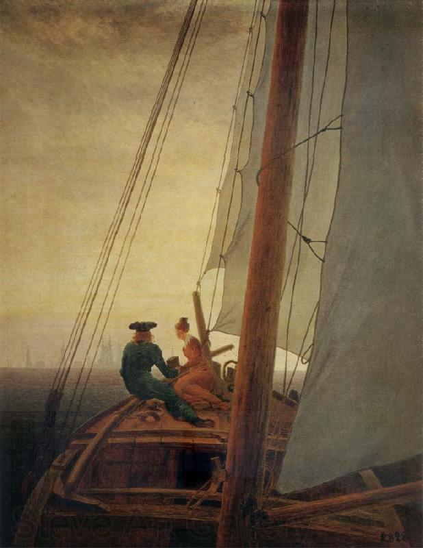 Caspar David Friedrich The Sailboat Spain oil painting art